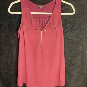 Express maroon woman’s tank